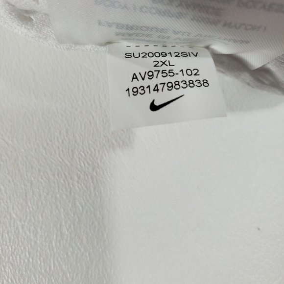 Nike Throwback Basketball ZIP Jacket Men's Size XXL White Blue AV9755-102 NWT - Picture 11 of 11